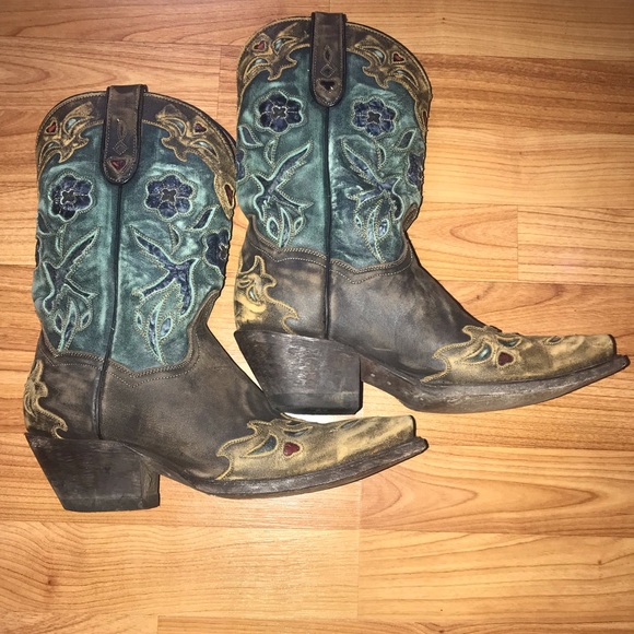 Dan Post Shoes - Dan Post Blue Bird Western Boot size 7 1/2